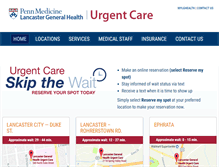 Tablet Screenshot of lghealthurgentcare.org